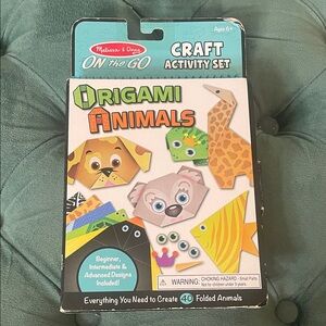 Melissa & Doug Origami Animals Craft Set - Multicolor